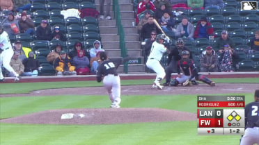 Carlos Rodriguez grounds into a double play, first baseman Dylan Fien to shortstop Bobby Boser to first baseman Dylan Fien. Zach Evans out at 2nd. Carlos Rodriguez out at 1st.