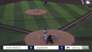 Luis Suisbel strikes out swinging, catcher Juan Flores. Matthew Ellis out at 1st. Luis Suisbel out on batter interference.