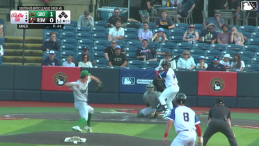 Luis Sanchez out on a sacrifice fly to right fielder Josh Tate. Owen Carey scores. Dixon Williams to 3rd.