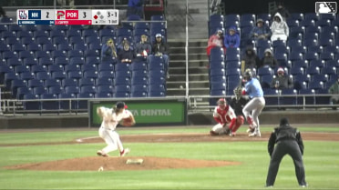 Jackson Hornung singles on a sharp line drive to center fielder Nelly Taylor. Nick Goodwin scores. Eddie Micheletti Jr. to 2nd.