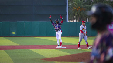 Lantigua Doubles in Two, Cruz Shines in Rain-Shortened Loss