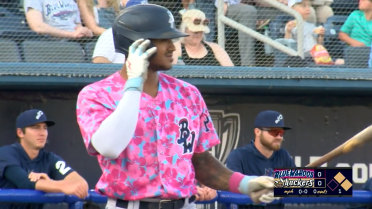 Dane Myers drills a pair of home runs for Pensacola