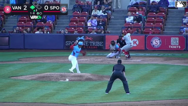 Manuel Beltre singles on a line drive to right fielder Max Belyeu. Dub Gleed scores.