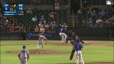 Moisés Ballesteros singles on a fly ball to left fielder Hendry Mendez. BJ Murray scores. Owen Miller scores.
