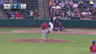 Dayan Frias homers (6) on a fly ball to right center field.