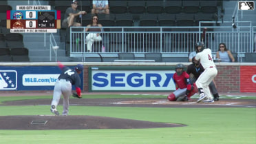Arturo De Freitas homers (4) on a fly ball to center field.