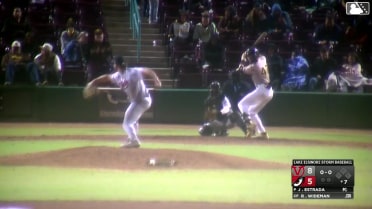 Ryan Wideman triples (2) on a ground ball to left fielder Abdias De La Cruz.