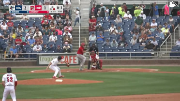Branden Boissiere homers (4) on a line drive to center field. Miguel Villarroel scores.