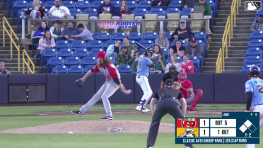 Nolan Schubart singles on a fly ball to center fielder Kasen Wells. Jaison Chourio scores. Aaron Walton scores.