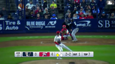 Manuel Palencia grounds out, shortstop Bryan Rincon to first baseman Alex Binelas. Tyler Hardman scores.