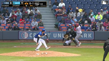 Kervin Pichardo singles on a line drive to center fielder Jake Fox. Leandro Pineda scores. Caleb Lomavita to 3rd.