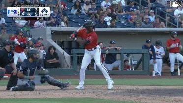 Kristian Robinson walks. LuJames Groover scores. Luken Baker to 3rd. Jacob Amaya to 2nd.