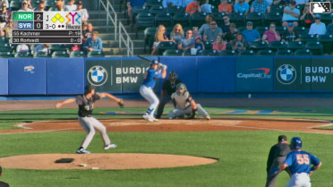 Ben Rortvedt doubles (4) on a sharp line drive to right fielder Heston Kjerstad. Ronny Mauricio scores. Nick Morabito scores. Grae Kessinger to 3rd.