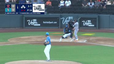 Michael Arroyo's fantastic day at the plate