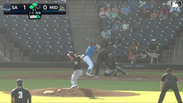 Colby Halter singles on a ground ball to left fielder Jake Cunningham. Cole Conn scores. Davis Diaz scores.