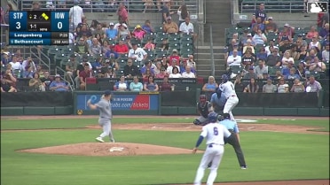 Christian Bethancourt doubles (9) on a sharp fly ball to right fielder Matt Wallner. Owen Miller scores. Moisés Ballesteros to 3rd.