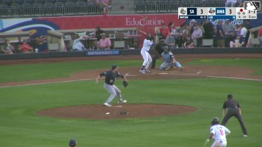 Jansel Luis singles on a sharp line drive to center fielder Kai Roberts. Cristofer Torin scores.