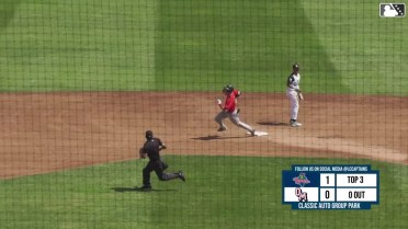 Walker Jenkins' second triple of the year