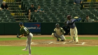 Sebastian Walcott doubles and singles in his return