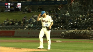 Bachman K's 2 in the 3rd en route to a nine K game