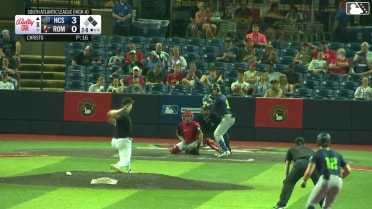 Paxton Kling doubles (13) on a ground ball to right fielder Logan Braunschweig. Casey Cook scores. Luke Hanson to 3rd.