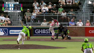Nathan Humphreys homers (2) on a fly ball to right field.