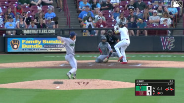Juan Baez singles on a ground ball to left fielder Graham Brown. Tayden Hall scores. Daniel Guilarte to 2nd.