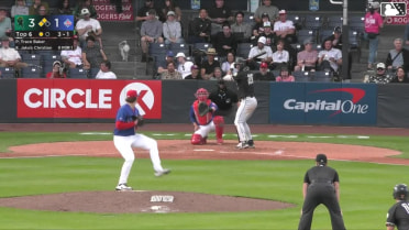 Jakob Christian singles on a sharp line drive to center fielder Alexis Hernandez. Jean Carlos Sio scores. Walker Martin to 3rd.