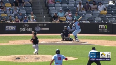 Trenton Denholm In play, run(s) to Ben Ross