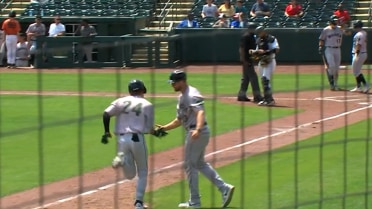 Owen Carey's first career home run