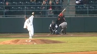 Austin Gordon's first strikeout 