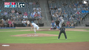 Alex Ramírez homers (12) on a fly ball to left center field. Alex Madera scores. Karson Simas scores.