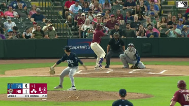 Keith Jones II singles on a ground ball to right fielder Chris Newell. Keyber Rodriguez scores. John Taylor scores. Ian Moller to 3rd.