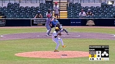 Juan Villavicencio homers (8) on a fly ball to left center field.