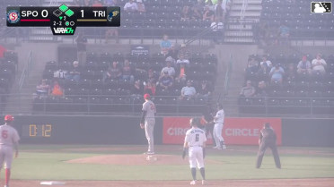 Caleb Bartolero doubles (6) on a fly ball to left fielder Jacob Hinderleider. David Mershon scores. Capri Ortiz to 3rd.