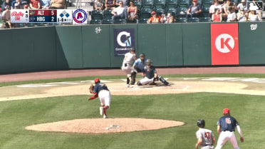 Keiner Delgado out on a sacrifice fly to left fielder Sam Brown. Javier Rivas scores. Ryan McCarty to 3rd.