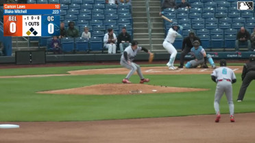 Carson Laws Ball to Blake Mitchell