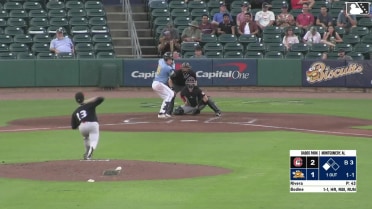 Caden Bodine out on a sacrifice fly to left fielder Kien Vu. Gregory Barrios scores.