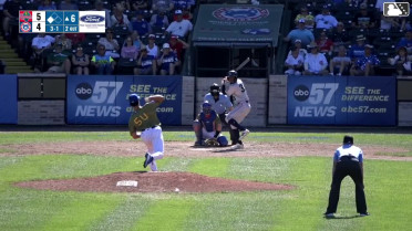 Andy Lugo homers (4) on a fly ball to left field. Eduardo Tait scores.