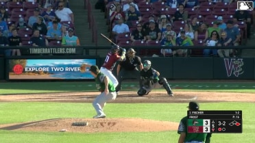 Andrew Fischer's 20th homer of the year