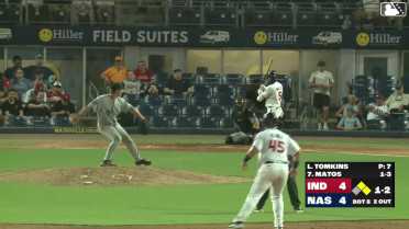 Luis Matos triples (2) on a ground ball to right fielder Johnathan Rodríguez. Blake Burke scores. Brock Wilken scores.