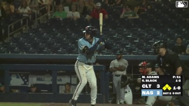 Tyler Black out on a sacrifice fly to right fielder Caden Connor. Akil Baddoo scores. Luke Adams to 3rd.