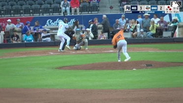 Gavin Conticello singles on a ground ball to left fielder Cameron Leary. Demetrio Crisantes scores. Druw Jones to 2nd.