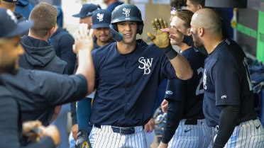 Red-hot Yankees prospect Jones clubs first career trifecta at Triple-A