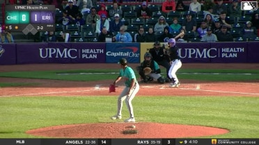Seth Stephenson singles on a ground ball to third baseman Maikol Hernández. Seth Stephenson scores. Throwing error by third baseman Maikol Hernández. Throwing error by right fielder Thomas Sosa.