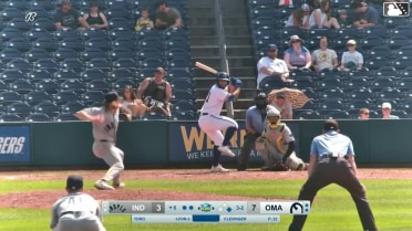 Abraham Toro homers (14) on a fly ball to right center field. John Rave scores.