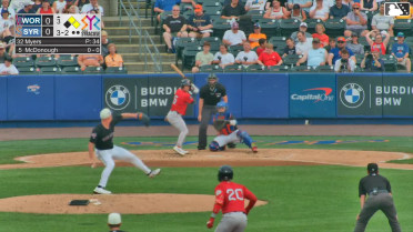Tobias Myers In play, run(s) to Tyler McDonough