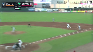 Brayden Smith strikes out swinging and Facundo Velásquez caught stealing 2nd, catcher Julio Zayas to shortstop Elian Peña to catcher Julio Zayas.