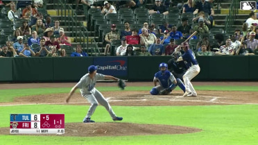 Corey Joyce homers (3) on a fly ball to left center field.