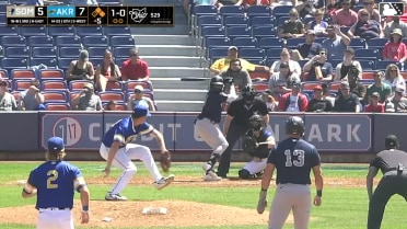 Roderick Arias singles on a sharp fly ball to right fielder Jaison Chourio. Coby Morales scores. DJ Gladney to 2nd.